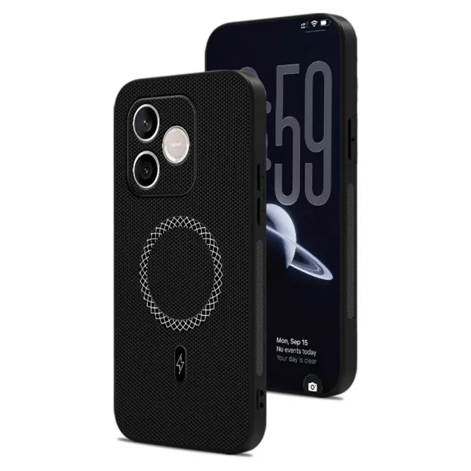 Coque Honor 600 Lite Magnétique Style Nylon