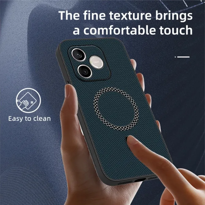 Coque Honor 600 Lite Magnétique Style Nylon