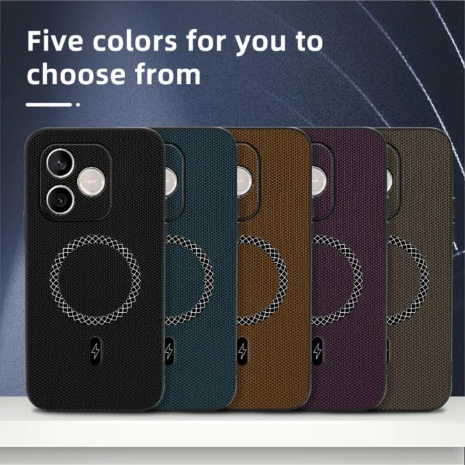 Coque Honor 600 Lite Magnétique Style Nylon