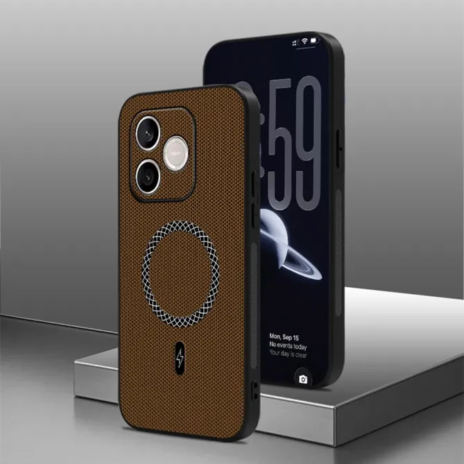 Coque Honor 600 Lite Magnétique Style Nylon