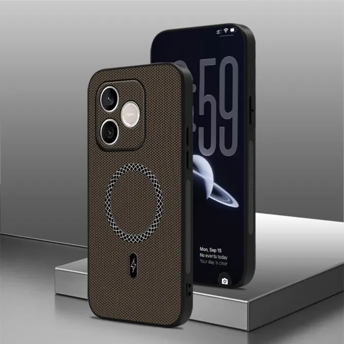 Coque Honor 600 Lite Magnétique Style Nylon