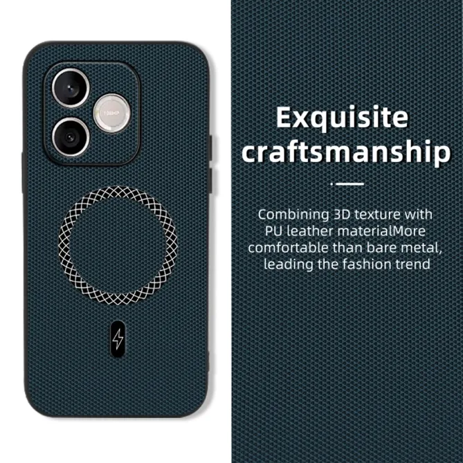 Coque Honor 600 Lite Magnétique Style Nylon