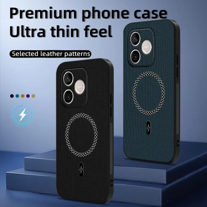 Coque Honor 600 Lite Magnétique Style Nylon