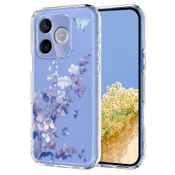 Coque Honor 600 Lite Fleurs et Papillons