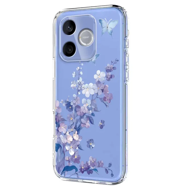 Coque Honor 600 Lite Fleurs et Papillons