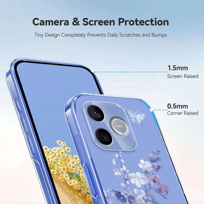 Coque Honor 600 Lite Fleurs et Papillons