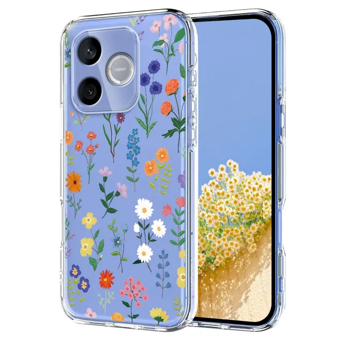 Coque Honor 600 Lite Fleurs des Champs
