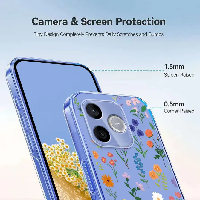 Coque Honor 600 Lite Fleurs des Champs