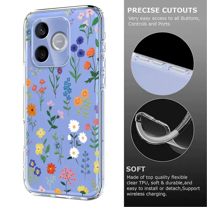 Coque Honor 600 Lite Fleurs des Champs