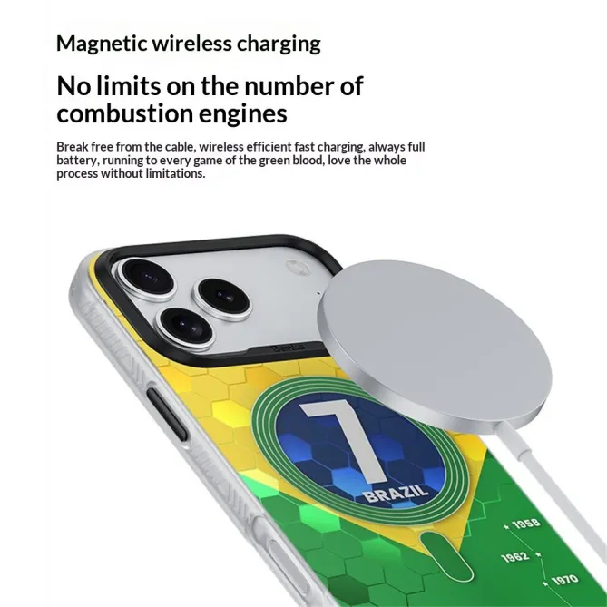 Coque iPhone 17 Pro MagSafe Espagne Édition Football