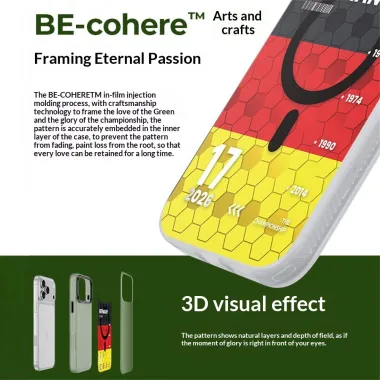 Coque iPhone 17 Pro MagSafe Allemagne Édition Football