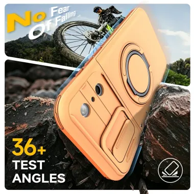 Coque iPhone 17 Pro avec Porte-Cartes et Cache Caméra