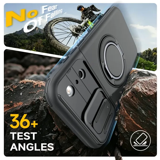 Coque iPhone 17 Pro avec Porte-Cartes et Cache Caméra