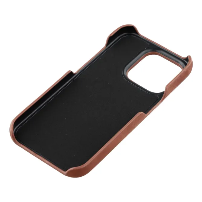 Coque iPhone 12 Pro Max Effet Daim Porte-Carte