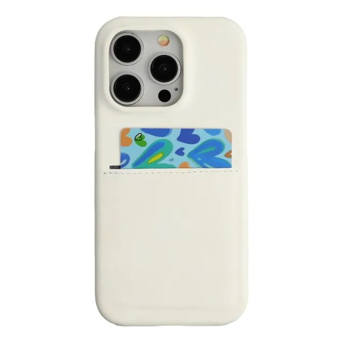 Coque iPhone 12 Pro Max Effet Daim Porte-Carte