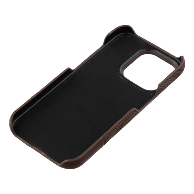 Coque iPhone 12 Pro Max Bi-Matière Toile et Cuir