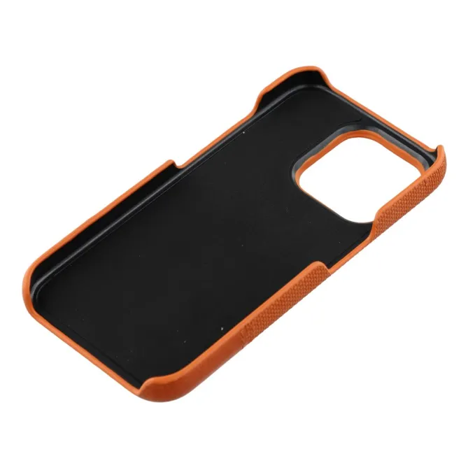 Coque iPhone 12 Pro Max Bi-Matière Toile et Cuir