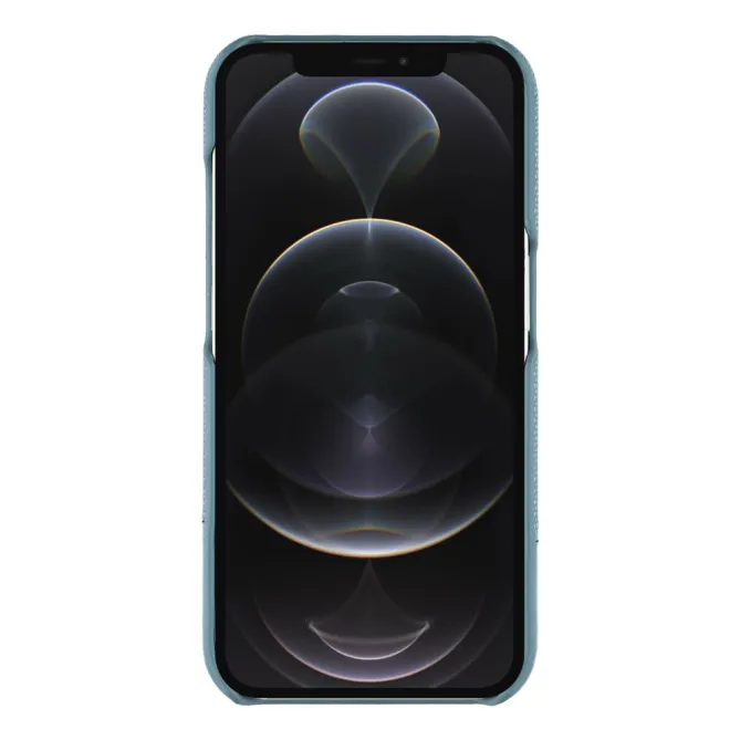Coque iPhone 12 Pro Max Bi-Matière Toile et Cuir