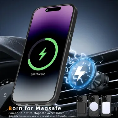 Coque iPhone 12 Pro Max Fibre Aramide MagSafe