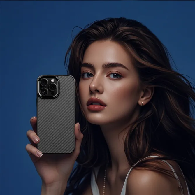 Coque iPhone 12 Pro Max Fibre Aramide MagSafe