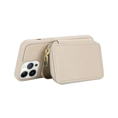 Coque iPhone 12 Pro Max Pochette Zippée avec Bandoulière