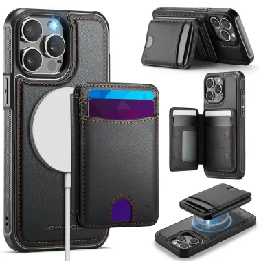 Coque iPhone 12 Pro Max MagSafe Porte-Cartes Détachable