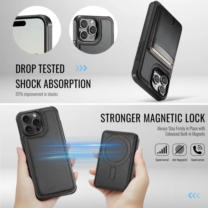 Coque iPhone 12 Pro Max MagSafe Porte-Cartes Détachable