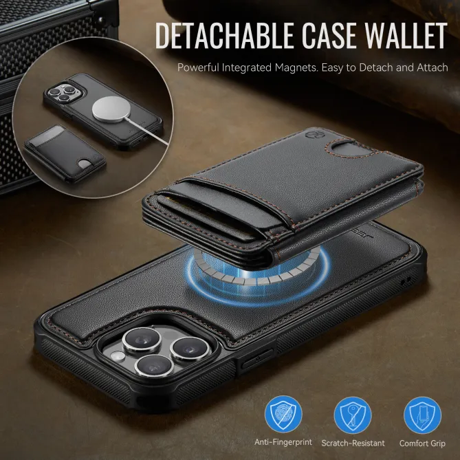 Coque iPhone 12 Pro Max MagSafe Porte-Cartes Détachable