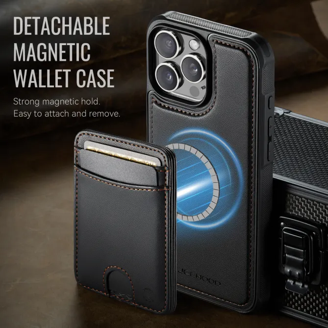Coque iPhone 12 Pro Max MagSafe Porte-Cartes Détachable