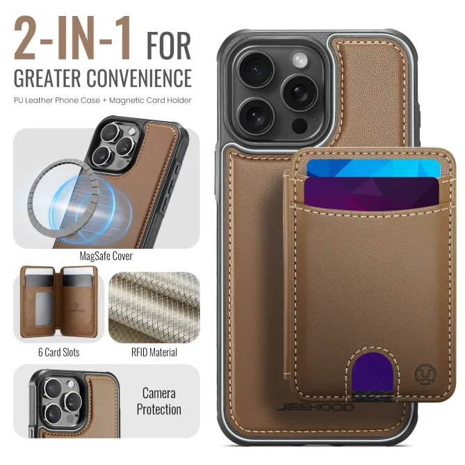 Coque iPhone 12 Pro Max MagSafe Porte-Cartes Détachable