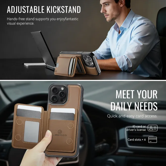 Coque iPhone 12 Pro Max MagSafe Porte-Cartes Détachable