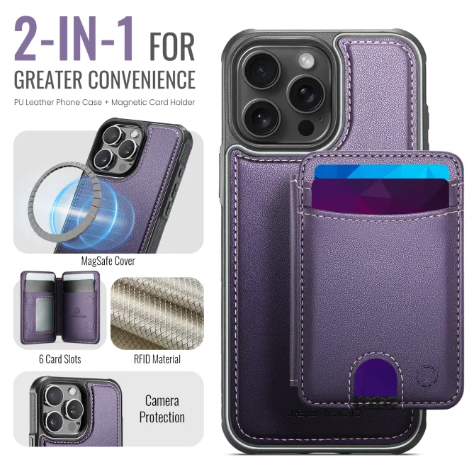Coque iPhone 12 Pro Max MagSafe Porte-Cartes Détachable