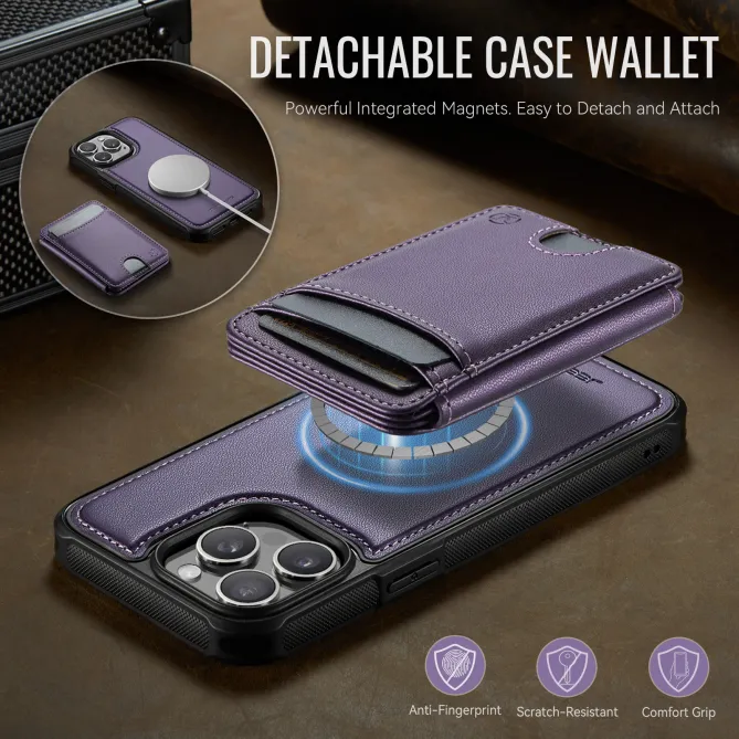 Coque iPhone 12 Pro Max MagSafe Porte-Cartes Détachable