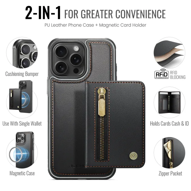 Coque iPhone 12 Pro Max MagSafe Porte-Monnaie Détachable