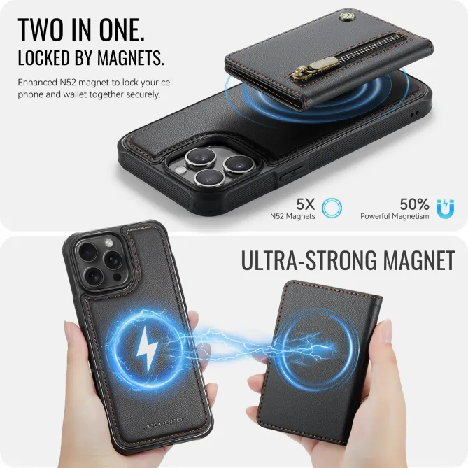 Coque iPhone 12 Pro Max MagSafe Porte-Monnaie Détachable