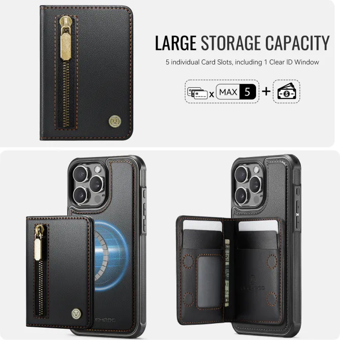 Coque iPhone 12 Pro Max MagSafe Porte-Monnaie Détachable