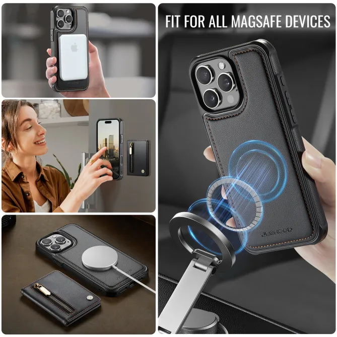 Coque iPhone 12 Pro Max MagSafe Porte-Monnaie Détachable