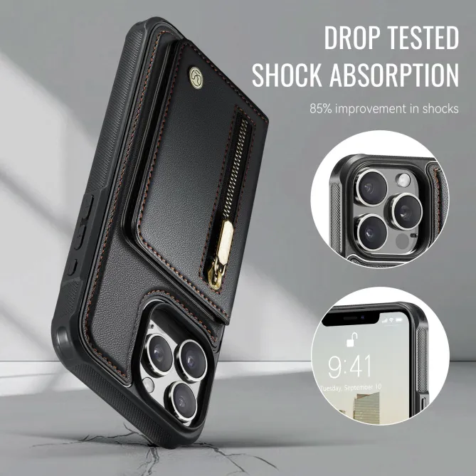 Coque iPhone 12 Pro Max MagSafe Porte-Monnaie Détachable