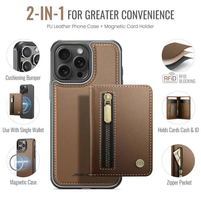 Coque iPhone 12 Pro Max MagSafe Porte-Monnaie Détachable