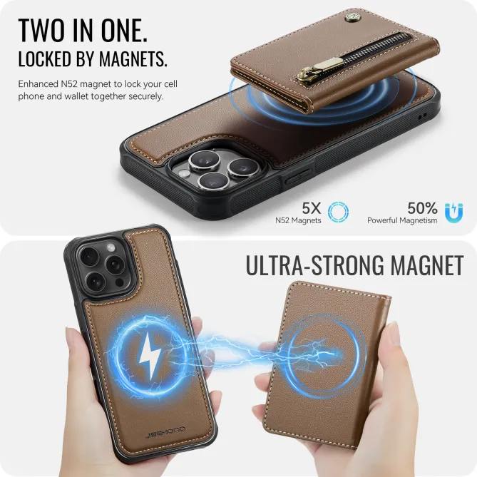 Coque iPhone 12 Pro Max MagSafe Porte-Monnaie Détachable