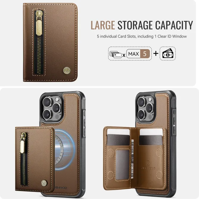 Coque iPhone 12 Pro Max MagSafe Porte-Monnaie Détachable