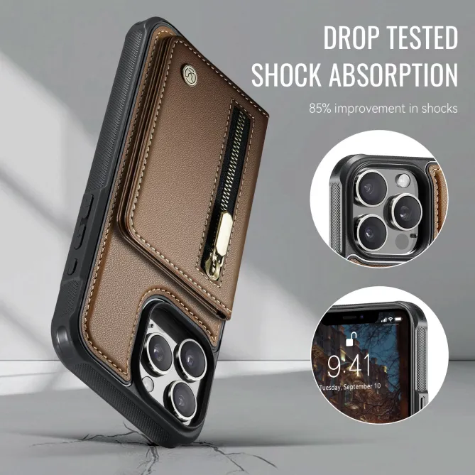 Coque iPhone 12 Pro Max MagSafe Porte-Monnaie Détachable