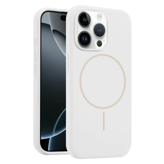 Coque iPhone 12 Pro Max Silicone Liquide MagSafe Antichoc