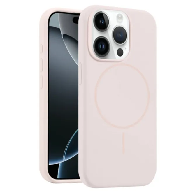 Coque iPhone 12 Pro Max Silicone Liquide MagSafe Antichoc