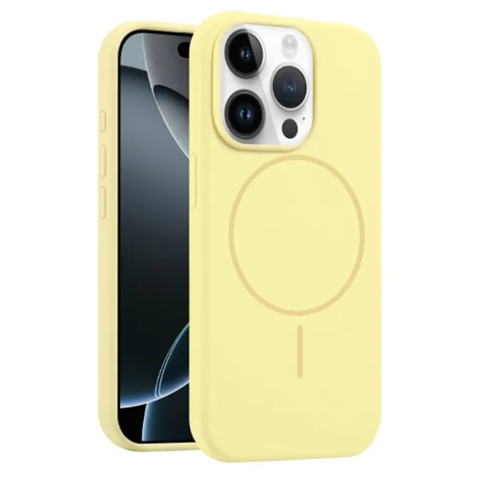 Coque iPhone 12 Pro Max Silicone Liquide MagSafe Antichoc