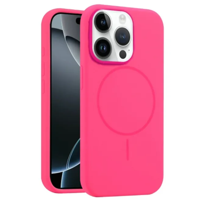 Coque iPhone 12 Pro Max Silicone Liquide MagSafe Antichoc