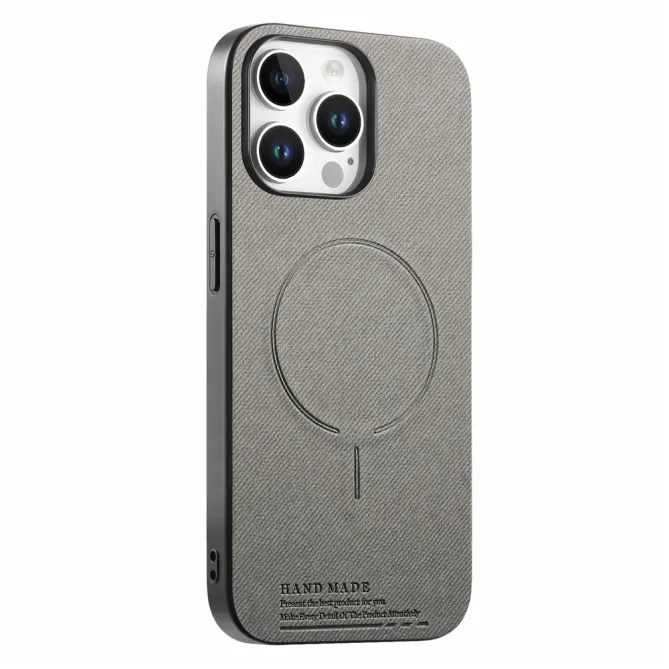 Coque iPhone 12 Pro Max MagSafe Texture Tissu Antichoc