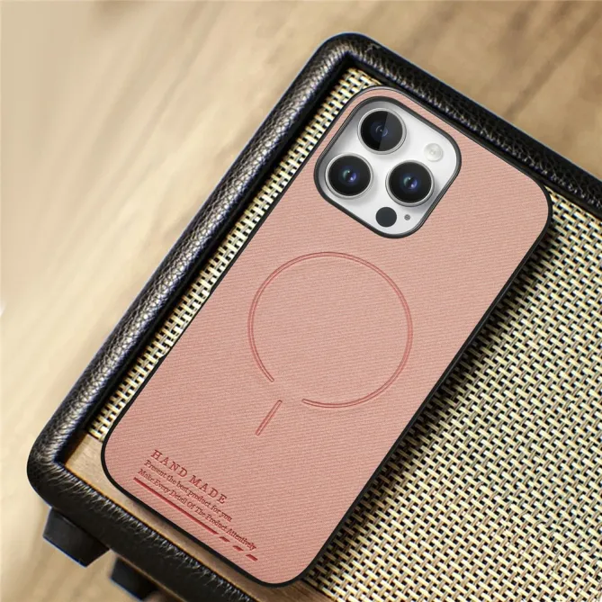 Coque iPhone 12 Pro Max MagSafe Texture Tissu Antichoc