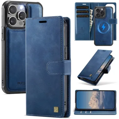 Housse iPhone 12 Pro Max Portefeuille Magnétique Coque Détachable