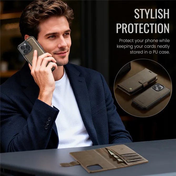 Housse iPhone 12 Pro Max Portefeuille Magnétique Coque Détachable